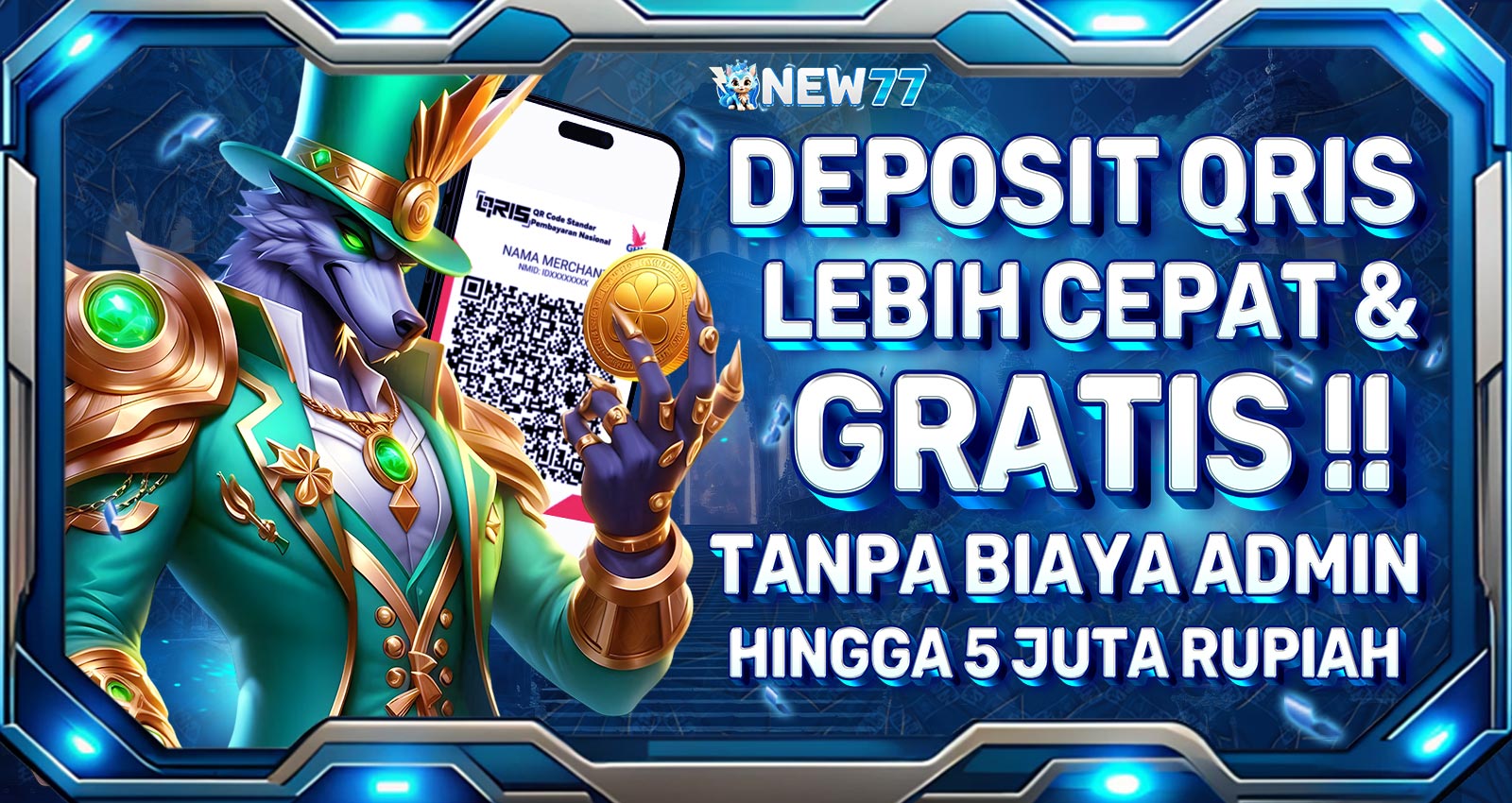 DEPOSIT QRIS GRATIS