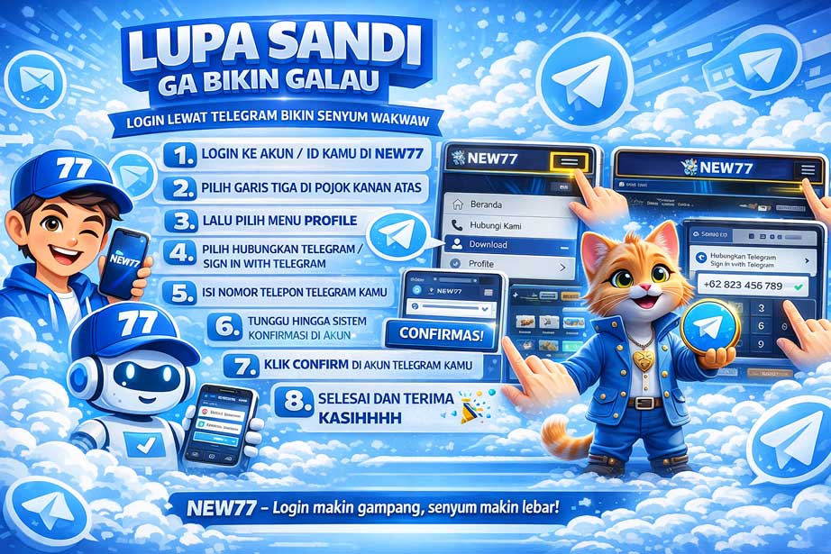 Panduan Login Telegram NEW77